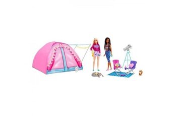 Poupée Barbie Barbie - coffret camping et 2 poupées - poupée - 3 ans et +