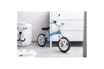 Vélo enfant Carellia Brass vélo d'équilibre en métal - bleu