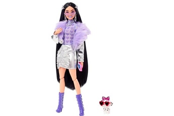 Poupée Barbie Barbie - barbie extra fourrure violette - poupée - 3 ans et +