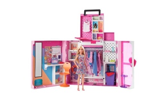 Poupée Barbie Barbie - barbie et son mega dressing - poupée - 3 ans et +