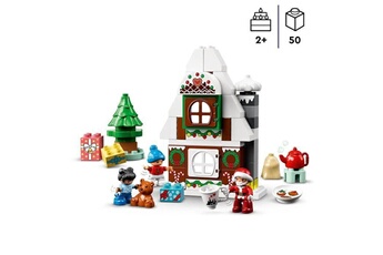 Autres jeux de construction Lego Lego duplo 10976 la maison en pain d'épices du pere noël, jouet enfants 2 ans
