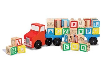 Autre jeux éducatifs et électroniques MELISSA & DOUG Melissa & doug camion alphabet 30 pièces