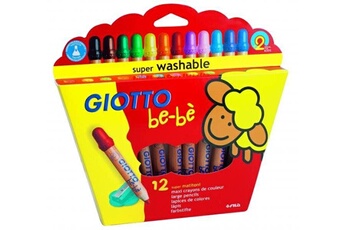 Autre jeux éducatifs et électroniques Picwic Toys Giotto bé- bé - 12 crayons de couleur - maxi bois