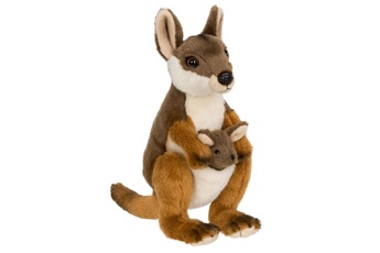 Peluche Neotilus Peluche : WWF Wallaby avec bébé 19 cm