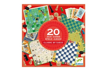 Jeux classiques Djeco Classic box 20 jeux