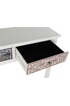 Pegane Console Table en MDF coloris blanc vieilli - Longueur 107 x Profondeur 36 x Hauteur 81 cm -- photo 1
