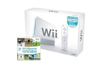Console Rétrogaming Nintendo Console Nintendo Wii + Wii Sport + Adaptateur Hdmi