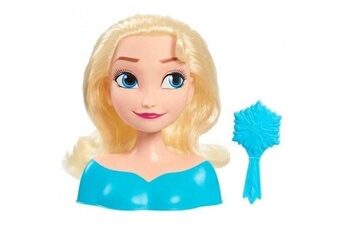 Poupée Disney Frozen Disney frozen - tete a coiffer princesse elsa - la reine des neiges ii - avec brosse - 17 cm - petit modele
