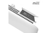 Mill Mill gl800lwifi3 radiateur mural en verre 800w wifi chauffe par convection, blanc photo 4