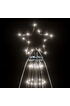 vidaXL Sapin de Noël avec piquet 1134 LED Blanc froid 800 cm photo 2