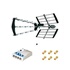 Antenne TV / TNT GENERIQUE Antenne Trinappe TNT UHF Elap Clever + Amplificateur TV TNT Intérieur 1 entrée 4 Sorties - 43 dB, Filtre 4G, 5G Lte + 6 fiches F Or Antenne TV / TNT GENERIQUE Antenne Trinappe TNT UHF Elap Clever + Amplificateur TV TNT Intérieur 1 entrée 4 Sorties - 43 dB, Filtre 4G, 5G Lte + 6 fiches F Or