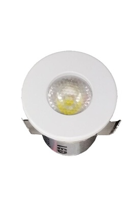 Spot Digilamp Mini spot LED encastrable 1W DC 12V Blanc Froid 6000k