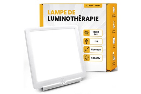 Luminothérapie Top Life Lampe de luminothérapie 10000 lux compacte – branchement usb