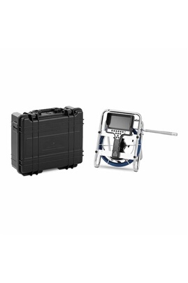 Caméra endoscopique Steinberg Caméra inspection canalisation - 30 m - 12  LED - Écran Écran IPS de 7 pouces - Avec support métallique