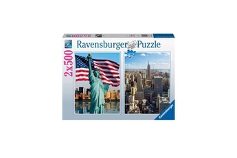 Puzzle Ravensburger Ravensburger - puzzle 2x500 pieces - new-york - puzzle adultes des 10 ans - 17289