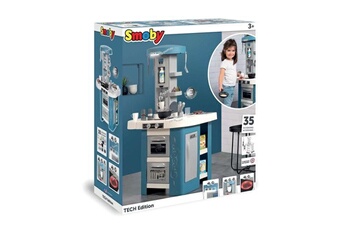 Cuisine enfant Smoby Smoby - cuisine tech edition avec module électronique - 35 accessoires inclus - des 3 ans