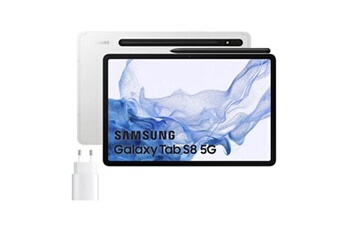 Tablette tactile Samsung Samsung galaxy tab s8 5g 128gb rosa dorado + cargador 25w