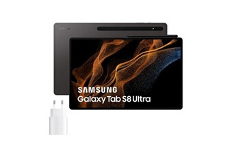 Tablette tactile Samsung Samsung galaxy tab s8 ultra wifi 128gb negra + cargador 25w