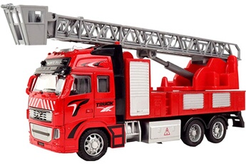 Voiture télécommandée Mgm Jouets Camion de pompier en métal - rouge