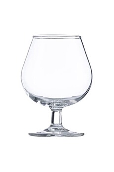 verrerie vicrila boîte de 6 verres à cognac trempés 25 cl - - transparent - verre