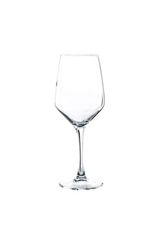 verrerie vicrila boîte de 6 verres à pied trempés platine 31 cl - - transparent - verre