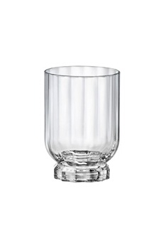 verrerie bormioli boîte de 6 gobelets bas florian 30 cl - rocco - transparent - verre