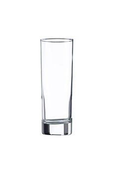 verrerie vicrila boîte de 12 gobelets forme haute aiala 22 cl - - transparent - verre