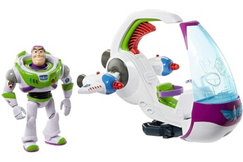 Figurine pour enfant Disney - Pixar Buzz l'éclair et son vaisseau d'exploration galactique