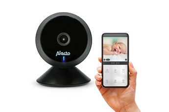 Babyphone Alecto Babyphone wi-fi avec caméra smartbaby5bk noir