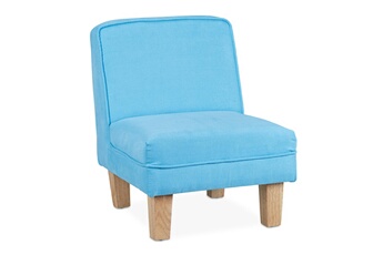 Fauteuil et pouf enfant Relaxdays Petit fauteuil pour votre bout de chou, filles et garçons, hlp env. 60 x 45 x 52 cm, chambre d'enfant, bleu