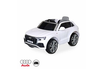 Véhicule électrique pour enfant Alice's Garden Audi q8 blanc voiture électrique 12v. 1 place. 4x4 pour enfants avec autoradio et télécommande