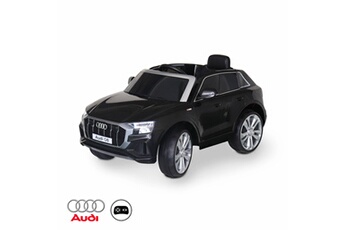 Véhicule électrique pour enfant Alice's Garden Audi q8 noir voiture électrique 12v. 1 place. 4x4 pour enfants avec autoradio et télécommande