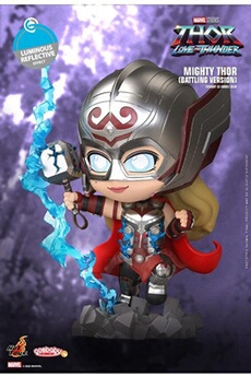 Figurine de collection Hot Toys Hot toys cosb954 - marvel comics - thor : love and thunder - mighty thor battling version