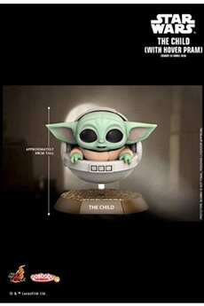 Figurine de collection Hot Toys Hot toys cosb748 - star wars : the mandalorian - the child & hover pram