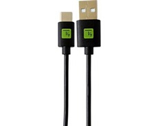 Câble USB USB-C mâle, USB-A mâle 10.00 cm noir
