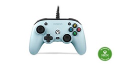 Acheter Manette filaire Pro Compact pour Xbox Series X/S, Xbox One et PC Bleu pastel Bon état - 35,99 € Manette filaire Pro Compact pour Xbox Series X/S, Xbox One et PC Bleu pastel Bon état - Nacon reconditionné disponible sur Darty