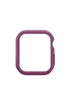 accessoires bracelet et montre connectée avizar coque antichoc protection pour apple watch series 8 et 7 45mm - bordeaux