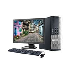 Unité centrale 990 SFF - Core i5 - RAM 8Go - HDD 500Go - Windows 10 - Ecran 22 - Reconditionné
