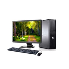 Unité centrale 780 DT - Core 2 Duo - RAM 4Go - HDD 160Go - Windows 7 - Ecran 19 - Reconditionné