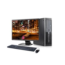 Unité centrale 8000 DT - Core 2 Duo - RAM 4Go - HDD 250Go - Windows 7 - Ecran 19 - Reconditionné