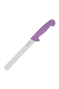 couteau hygiplas couteau à pain violet 200 mm - - - inox 200