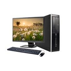 Unité centrale 6000 SFF - Core 2 Duo - RAM 4Go - HDD 250Go - Windows 7 - Ecran 19 - Reconditionné