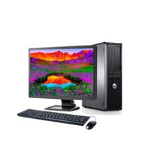 Unité centrale 780 SFF - Core Duo - RAM 4Go - HDD 500Go - Windows 7 - Ecran 22 - Reconditionné