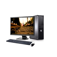 Unité centrale 780 DT - Core 2 Duo - RAM 4Go - HDD 160Go - Windows 7 - Ecran 22 - Reconditionné