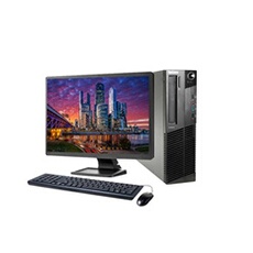 Unité centrale M91p SFF - Core i5 - RAM 8Go - HDD 250Go - Windows 10 - Ecran 22 - Reconditionné