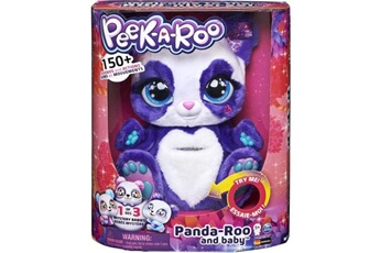 Peluche Peek-a-roo Peek-a-roo - maman panda et bebe surprise - 6060420 - peluche interactive avec plus de 150 effets sonores & actions - 3 modes de