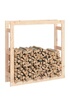 vidaXL Support pour bois de chauffage 100x25x100 cm Bois de pin photo 3