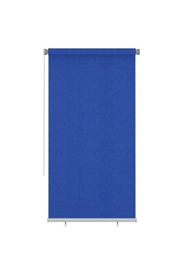 Accessoires de rideaux et store vidaXL Store roulant d'extérieur 120x230 cm Bleu PEHD