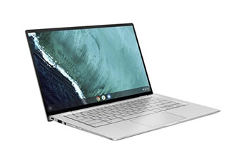 Asus Chromebook Flip C434Ta Ai0476 - Conception Inclinable - Intel Core I5 8200Y / 1.3 Ghz - Chrome Os - Uhd Graphics 615 - 8 Go Ram - 32 Go Emmc - 14" Écran Tactile 1920 X 1080 (Full Hd) - Wi-Fi 5 - Paillette D'Argent