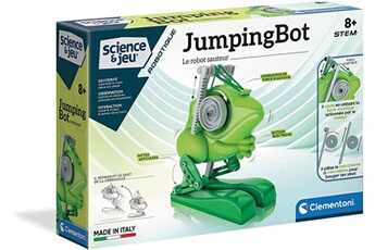Jeu de sciences et d'expérience Clementoni Jumpingbot - clementoni - robot - science et jeu
